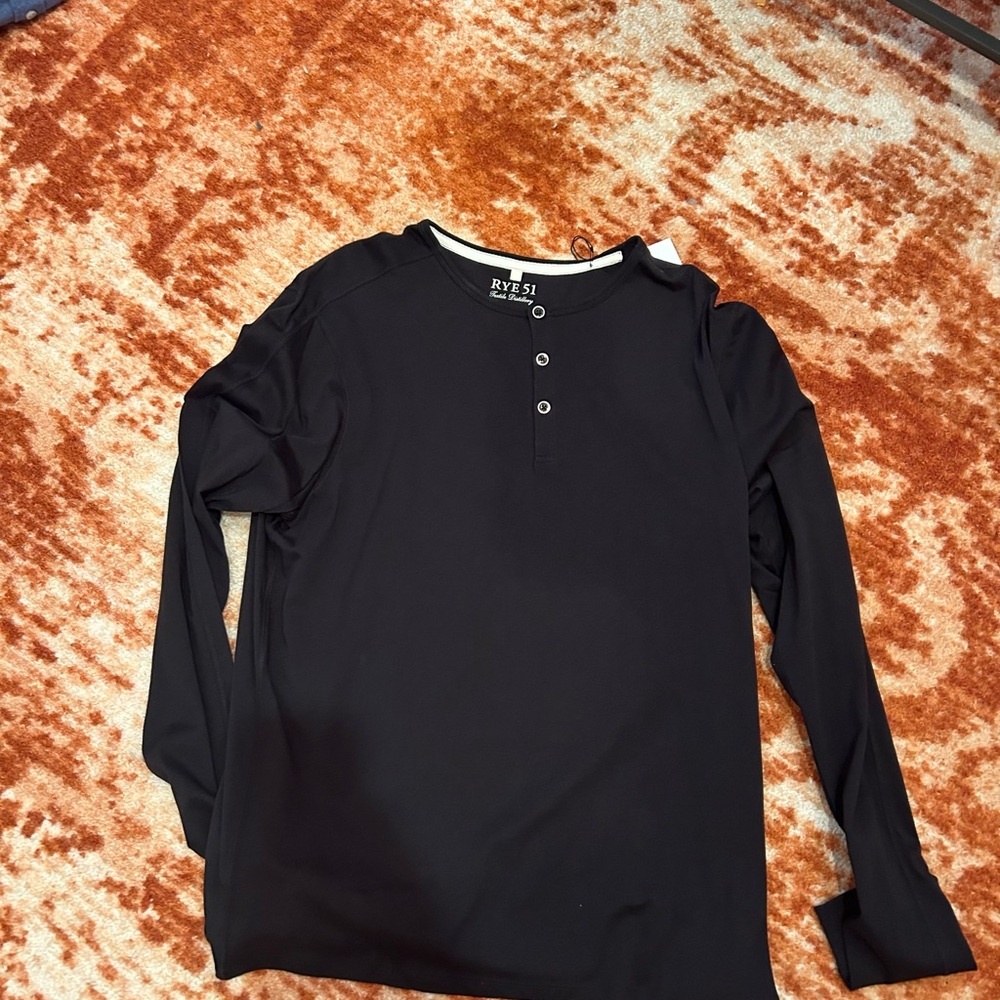 Rye 51 long sleeve Henley. Still tagged.